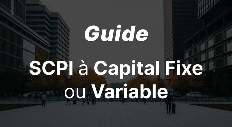 SCPI à Capital Fixe ou Variable : Quelles Différences pour l'Investisseur ?