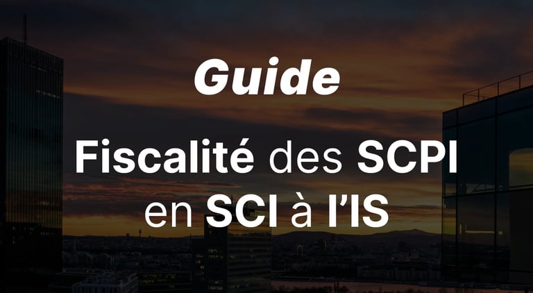 Fiscalité SCPI en SCI à l'IS : Guide Complet pour Optimiser votre Investissement