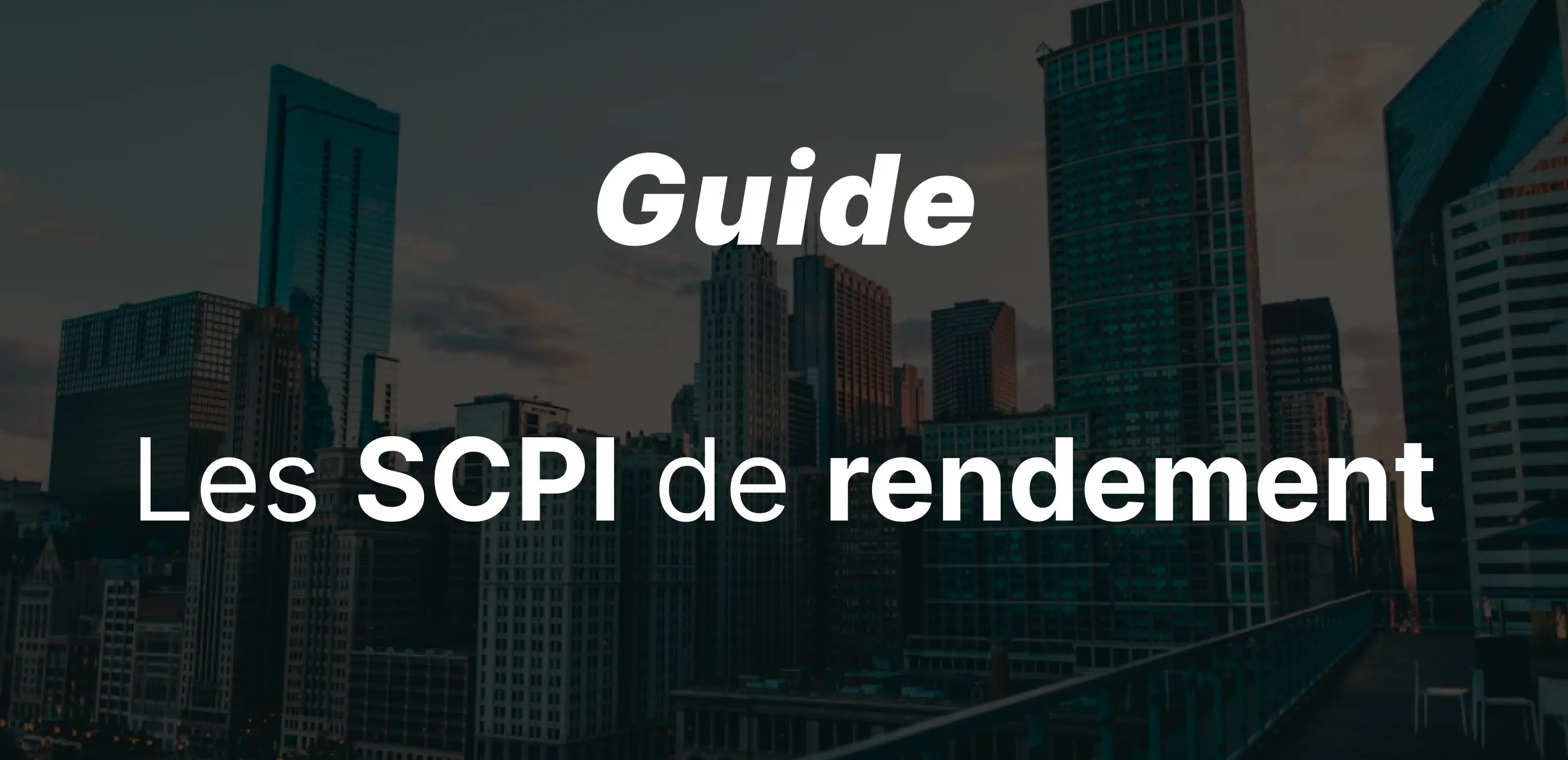 epargnews SCPI de rendement : définition, fonctionnement et avis