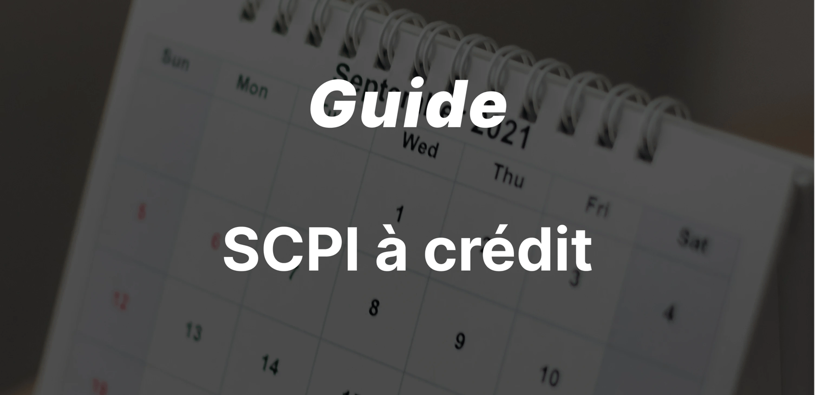 epargnews Guide SCPI à crédit