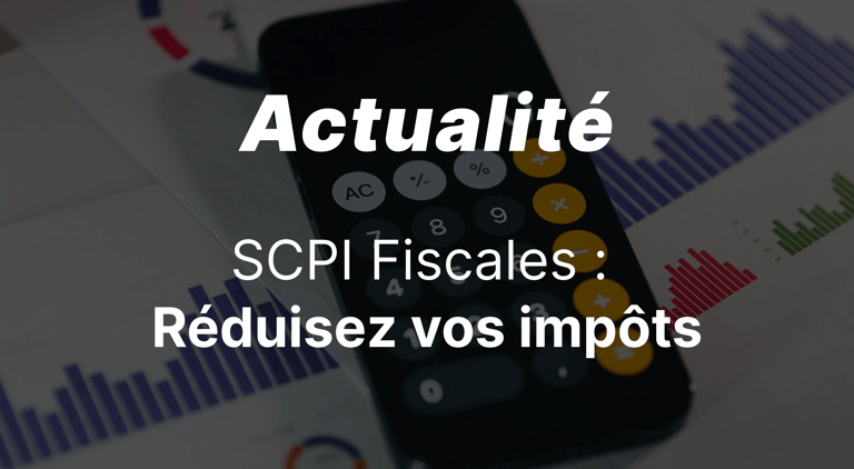 SCPI Fiscales · Réduisez vos impôts avant la fin de l'année