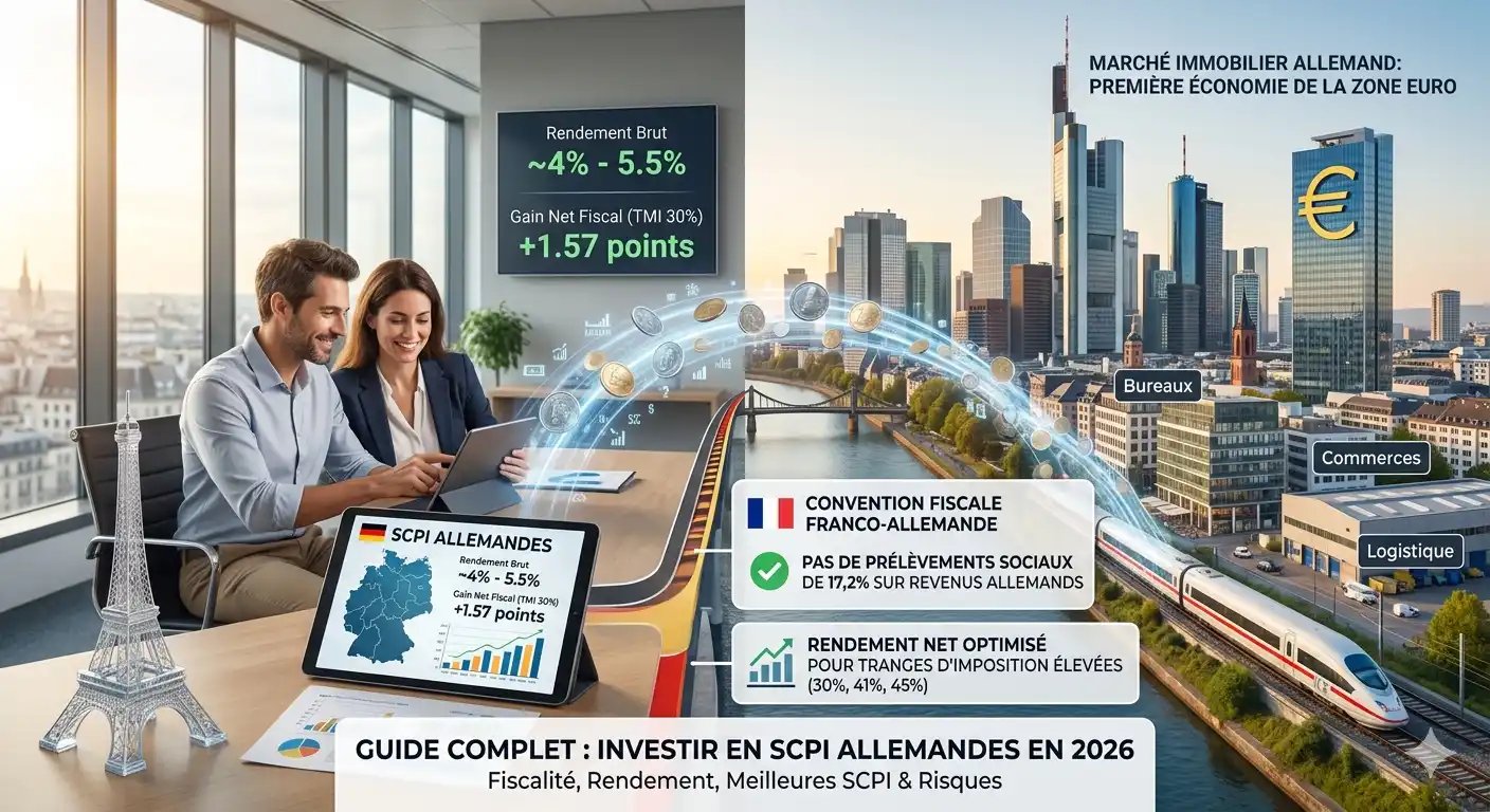 epargnews Investir en SCPI allemandes en 2026 : fiscalité, rendement et meilleures SCPI